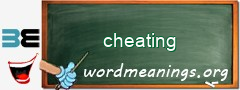 WordMeaning blackboard for cheating